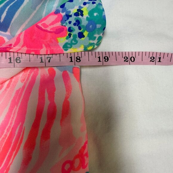 Lilly Pulitzer Lexi Slip Dress Multi Beach Please Print Size Medium EUC - Picture 9 of 11